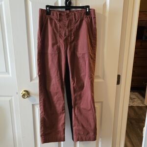 American Eagle Outfitters Womens Chinos - Wine Color